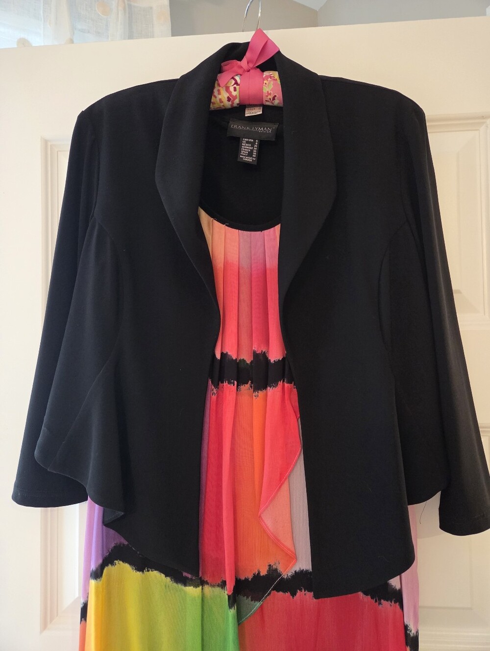 Joseph Ribkoff Black Open-Front Jacket